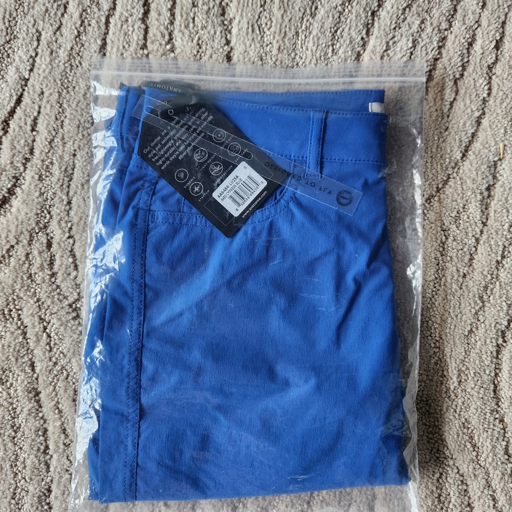 NWT $248 ANATOMIE Blue Luisa Pants Size Small Golf Travel Casual - Picture 3 of 9